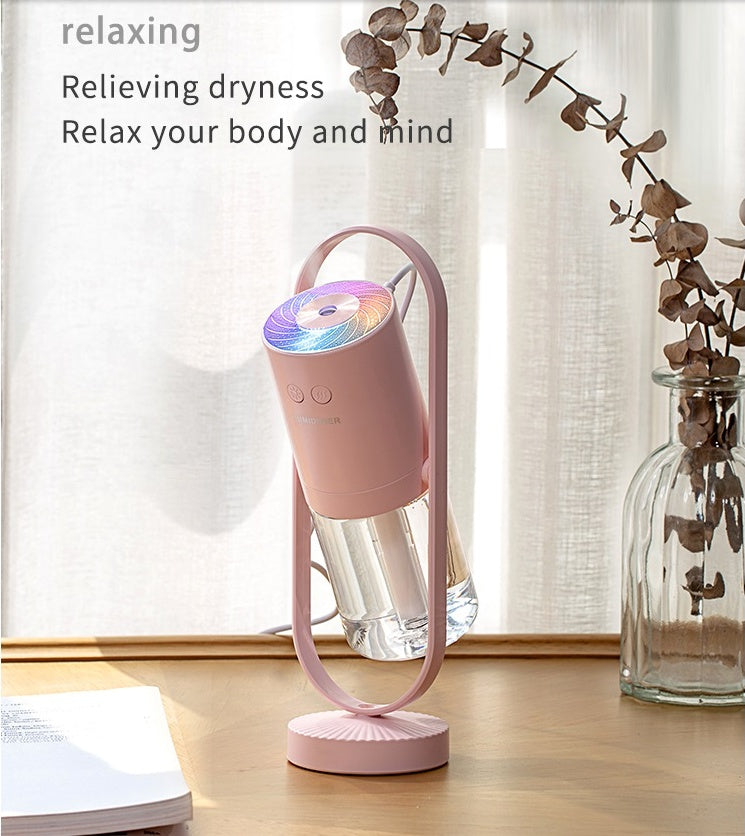 USB-Powered Ultrasonic Humidifier – Quiet & Portable Air Purifier