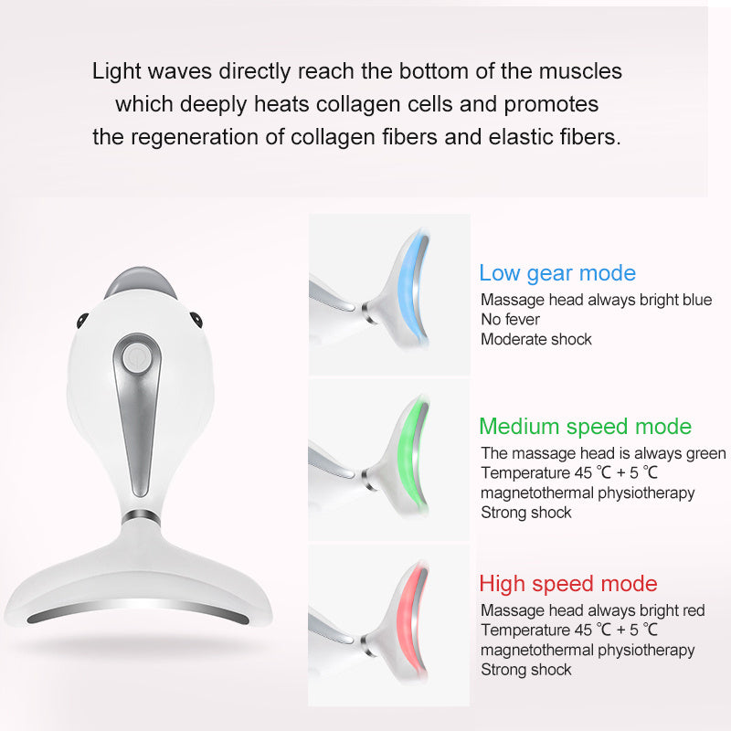 Neck wrinkles and neck massager