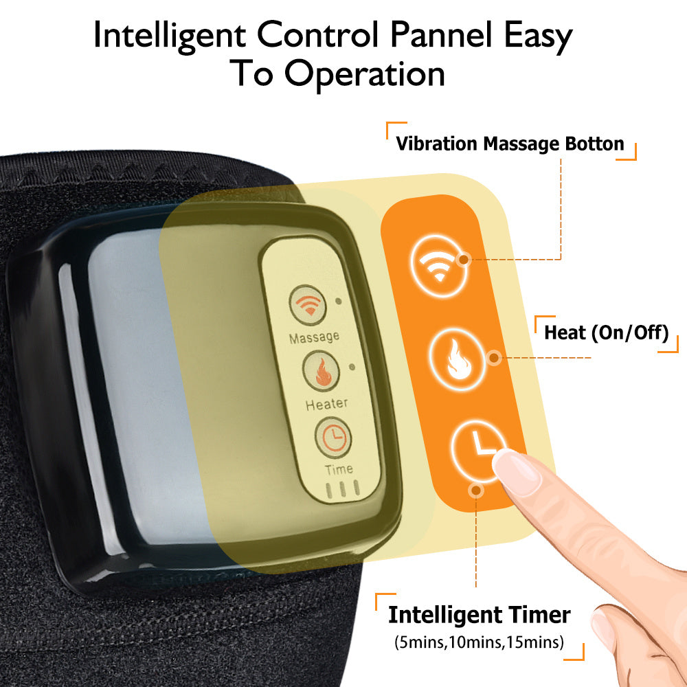 Rechargeable Heated Joint Massager – Vibration, Infrared & Magnetic Therapy