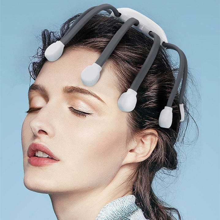 Eight-Claw Head Massager – TMS Massage with Multi-Level Modes